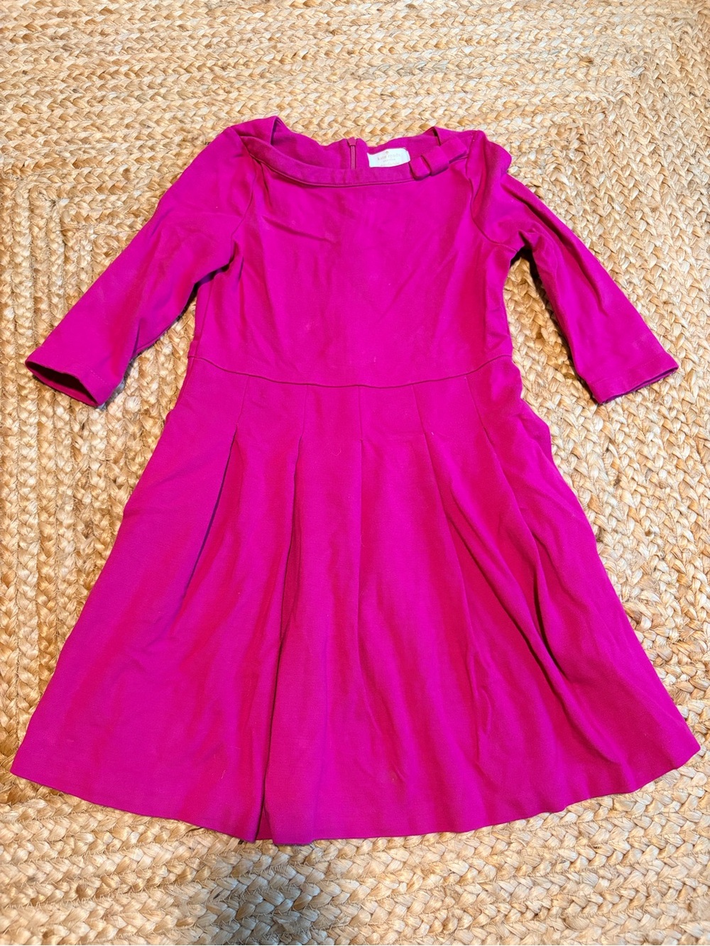 kate spade Girls' Magenta Fit-and-Flare Dress